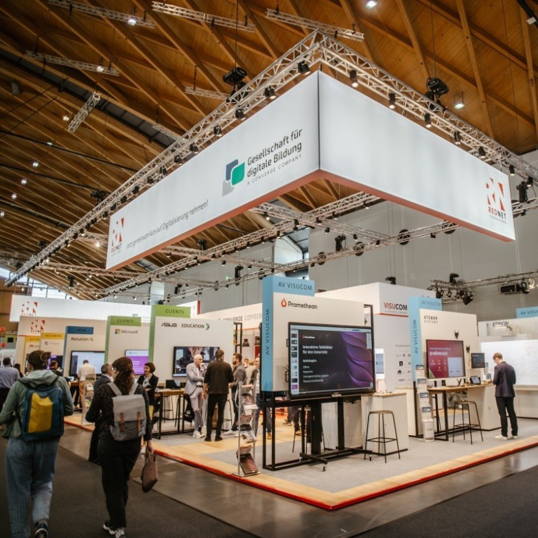 REDNET LEARNTEC Messepräsenz